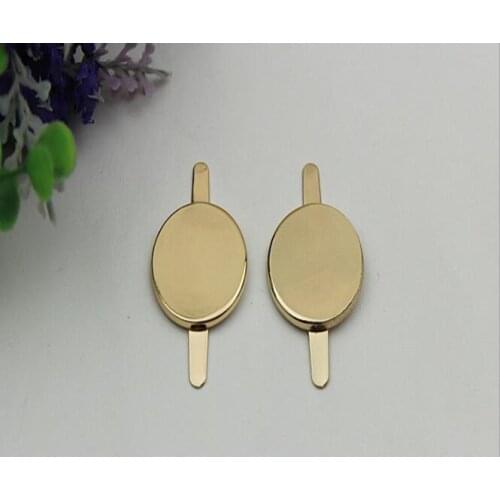 10 pcs/lot) luggage handbag hardware accessories round blank trademark decorative buckle