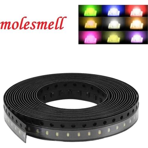 1000pcs 0805 SMD SMT led Red Yellow Blue Green White Orange Purple Pink Warm white Water clear Super bright led light