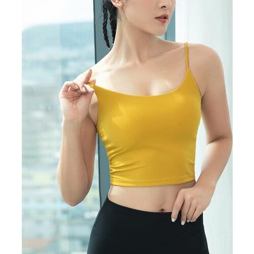 2021 Summer Sports Underwear Shockproof Fitness Bra Yoga Vest Back Yoga Jacket Womens Fitness Intimates Tops for Women