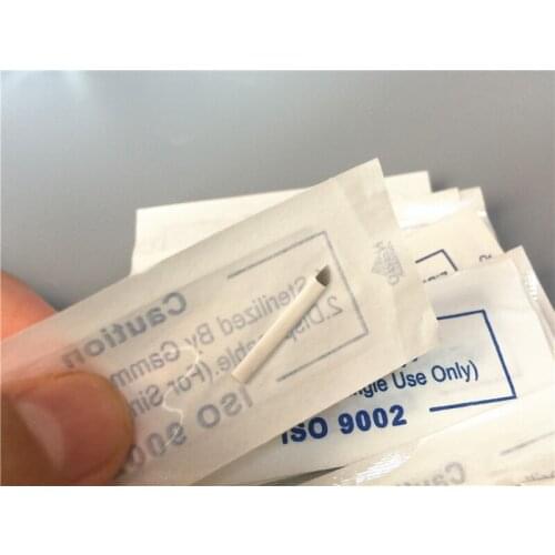 500pcs 9pin Permanent Makeup Eyebrow Tatoo Blade Microblading Needles Wire drawing eyebrow needle For Tattoo Manual