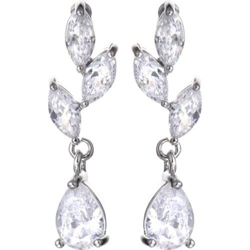 8 Style earring clips no pierced ear clip on earrings for female wedding party brincos Round heart clover water drop jewelry