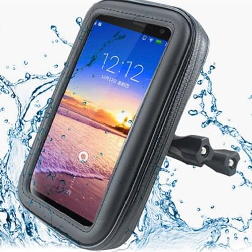Motorcycle Bicycle Mobile Phone Holder Case Moto Support for Smartphones GPS with Touch Function WaterProof Bag