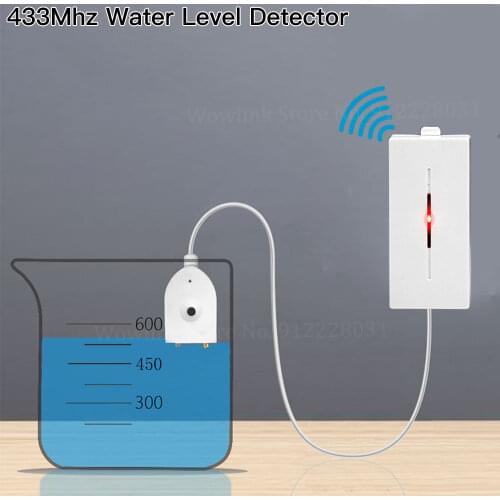 433Mhz Water Sensor Smart Home Kitchen Water Leak Detector eWeLink APP Monitor Leaks Notification Works with Sonoff RF Bridge