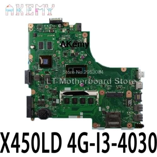 For Asus X450LD 4G-I3-4030 /i3-4010U Laptop Motherboard System Board Main Board Mainboard Card Logic Board Tested Well S-4