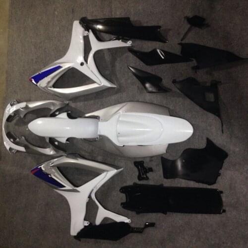 Custom mold fairing kit for SUZUKI GSXR 600 750 K6 K7 2006 2007 Silver grey white black GSXR600 GSXR750 fairings set 06 07