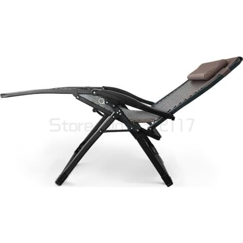 Recliner rattan chair folding lunch break summer rattan cool chair portable back chair household leisure chair