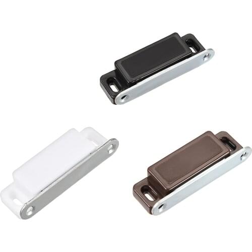 Uxcell Black White Brown Cupboard Door Cabinet Magnetic Catch Magnet Latch Closure ABS 1Pcs 2Pcs 5Pcs 10Pcs