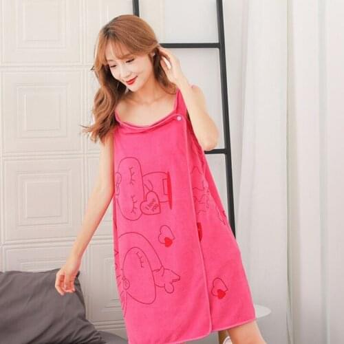 Microfiber Soft Bath Towel Fashion Women Sexy Wearable Quick Dry Magic Bathing Beach Spa Bathrobes Wash Clothing Beach Dresses