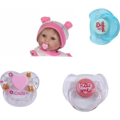 Latest NPK 4 Colors Magnet Pacifiers for Reborn Baby Doll Pacifiers Nipples Magnetic Dummy Fit For Newborn Babies Doll