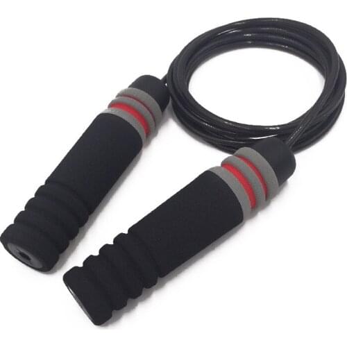 Bearing Skipping Rope Tangle-free Speed Jump Ropes with Foam Anti-slip Grips Adjustable Professional Bodybuild Jumping Rope