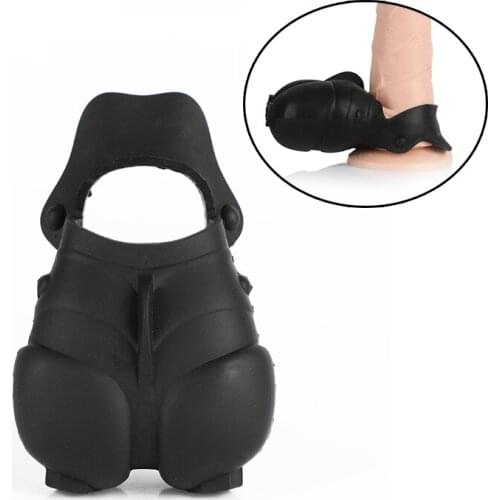 Sex Toys For Men Scrotum Bondage Restraint Penis Rings Male Time Delay Ejaculation Chastity Cage Cockring Device Ball Stretcher