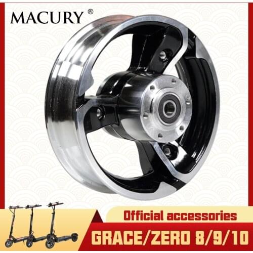 Front Wheel Hub for Grace & Zero 8 9 10 T8 T9 T10 Electric Scooter 8.5 inch Detachable Wheel Macury Original Spare Parts