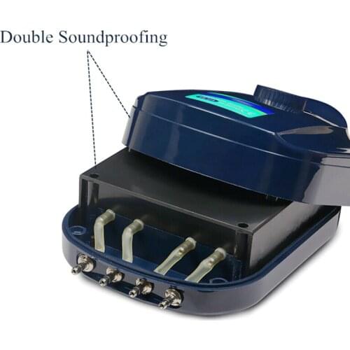 Ultra-Silent 8W Aquarium Air Pump Fish Tank Increasing Oxygen Pump Tool ASD88