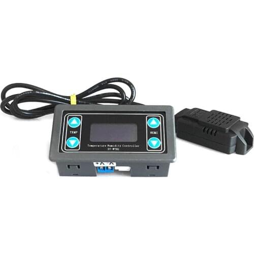 10A Thermostat Digital Temperature Humidity Controller DC 6V-30V Thermal Regulator Thermocouple LCD Display SHT20 Sensor meter