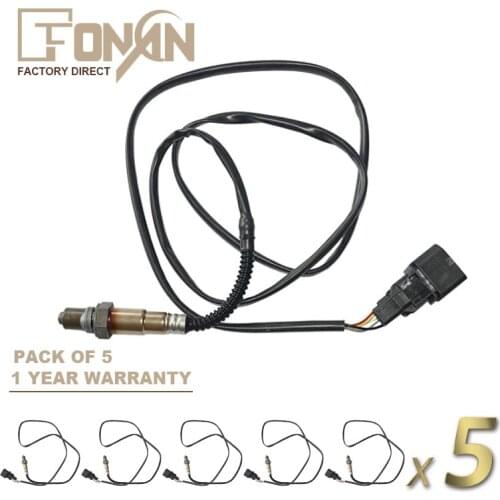 X5 O2 Oxygen Sensor For 1999-2005 A3 A4 A8 TT 1.8L Golf Jetta Passat Beetle 1.8L-L4 1K0998262D 06B906262