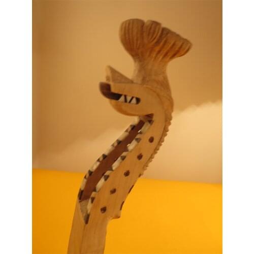 1pcs fancy 5 strings unfinished Norwegian fiddle violin neck