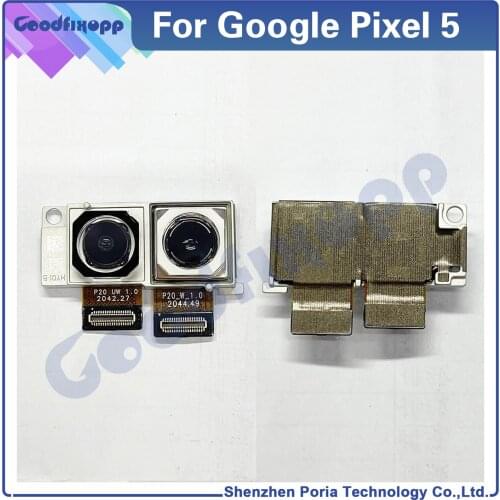 100% Tested High Qual For Google Pixel 5 GD1YQ GTT9Q Phone Camera Modules Back Camera Module Big Camera Replacement