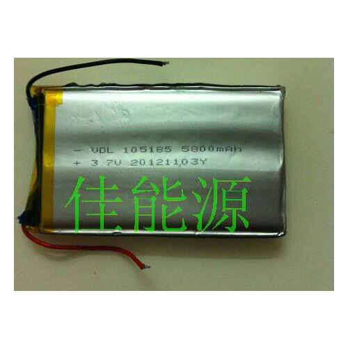 105185 5800MAH mobile power special offer 3.7V high capacity polymer lithium battery sales Rechargeable Li-ion Cell