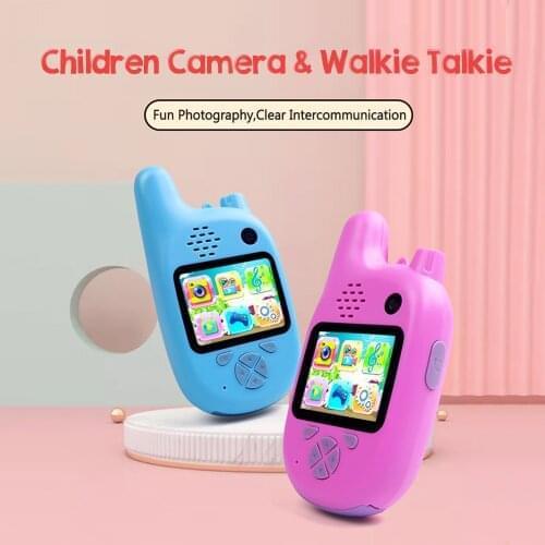 1080P Mini Video HD Educational Toys Kids Digital Camera Walkie Talkie Camcorder MP3 Music Player Game Projection Video Camera