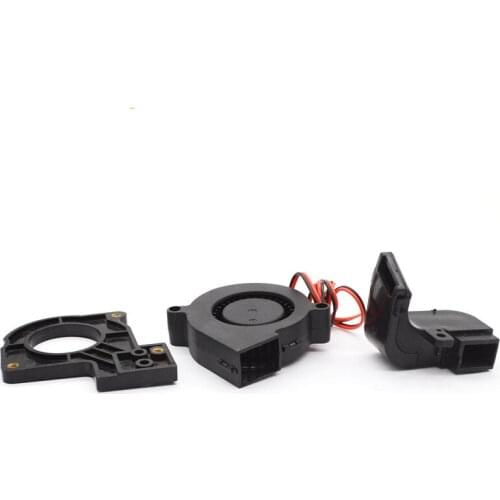 3D printer accessories 5015 blower fan and air shield turbine cooling fan duct fan exhaust Kit