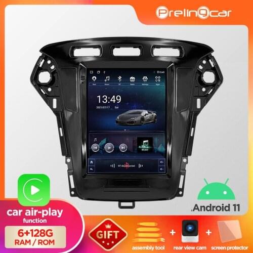 Car Radio Multimedia Navigatio Video Player For Ford Mondeo 2011-2013 Tesla style Vertical Screen Stereo No 2 din Android 10