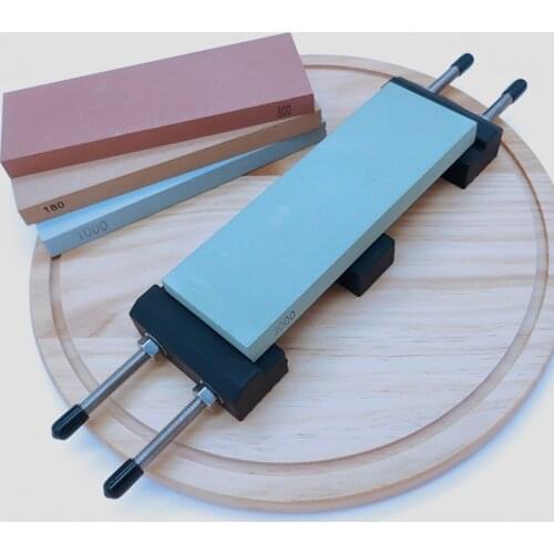 1PCS Non-slip knife Sharpener Holder Sharpening Stone Base Whetstone Base Grindstone Waterstone holder Fix Bracket Dock steel