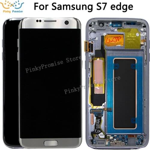 For SAMSUNG GALAXY S7 EDGE G935 G935F LCD Display Touch Screen Digitizer 5.5" For Samsung S7 Edge G935 LCD Pantalla Replacement