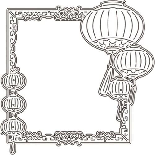 Chinese New Year Craft Die Metal Cutting Dies Cut for DIY Paper Card Making Scrapbooking