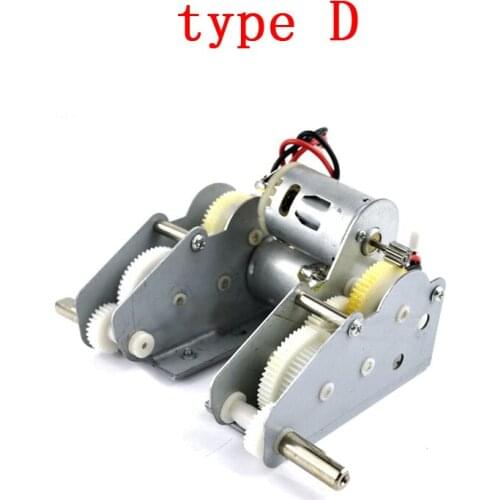1Set Reduced Plastic Gear Drive Motor Gearbox for 1/16 Henglong RC Tank 3818/3819/3848/3849/3858/3859/3868/3839/3888A/3878/T34