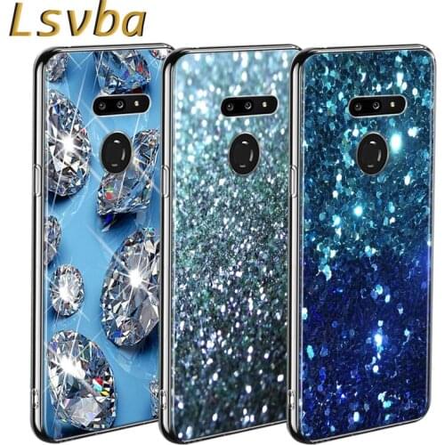 Beautiful diamonds Style for LG W20 W10 V50S V50 V40 V30 K50S K40S K30 K20 Q60 Q8 Q7 Q6 G8 G7 G6 ThinQ Phone Case