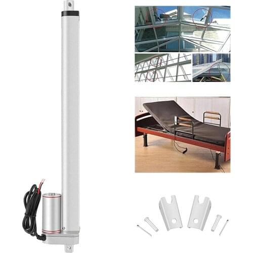 Linear Actuator DC 12V Multi-function Linear Actuator 500N Max Lift 400mm Stroke Electric Motor for Auto Car Electric Bracket