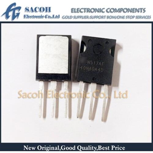 New Original 5PCS/Lot 40N60A4D HGT5A40N60A4D or HGTG40N60A4D G40N60A4D HGTG40N60 TO-247 63A 600V N-Channel IGBT