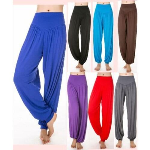 New yoga pants cuff dance sportswear Female Yoga Tai Chi Latin dance