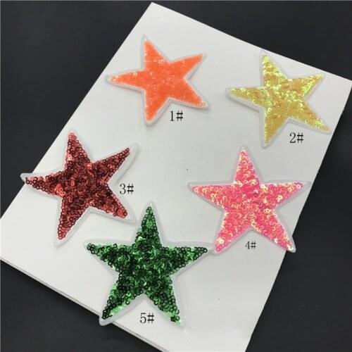 Wholesale 20pcs 7.5cm Embroidered Sewing On Patch Iron-On Patch Stickers For Clothes Sewing Fabric Applique Supplies YH113