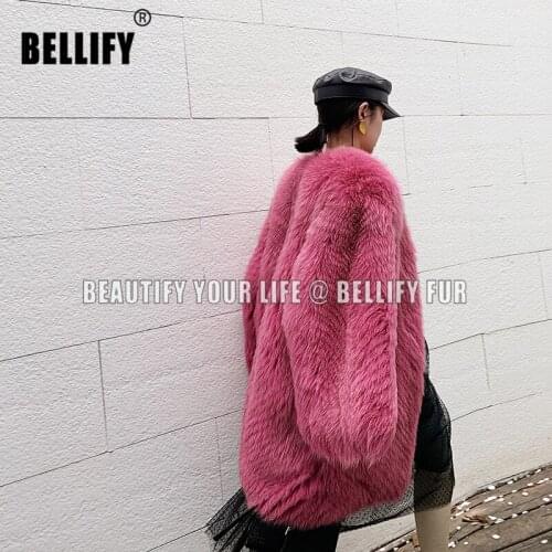 Women Warm Hot Sale Women Fashion Natural Fox Fur Long Coat Real Fox Fur Coat Genuine Fur for high fashion brand fur coat