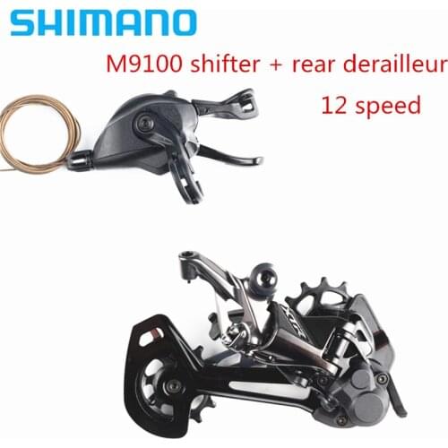 SHIMANO XTR M9100 12s Groupset Mountain Bike Groupset 1x12 Speed RD SL-M9100 & RD-M9100 Rear Derailleur XTR Shifter for 10-51T