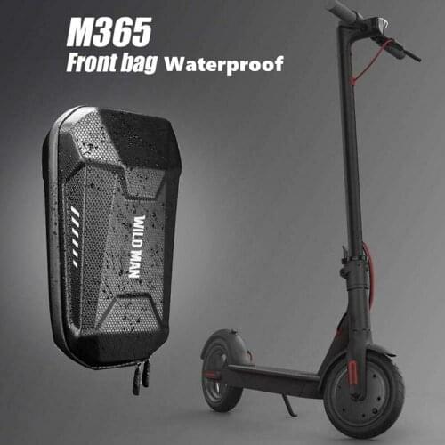 Electric Scooter Storage Bag Bike Hanging Bag Bicycle Folding Bag Wild Man Universal Electric Scooter EVA Waterproof Front Bags