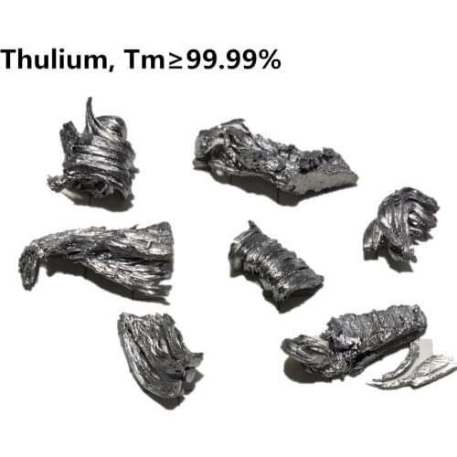 Thulium Metal 10g 99.99% Pure Tm for Element Collection