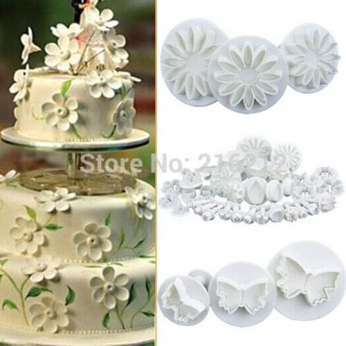 High Class 33pcs Sugar craft Cake Decorating Fondant Plunger Cutter Modelling Tool Cake Mold