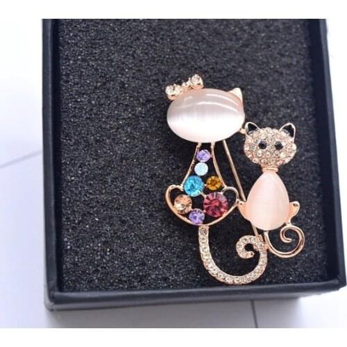 YUEDE Brooches With Cats For Clothes