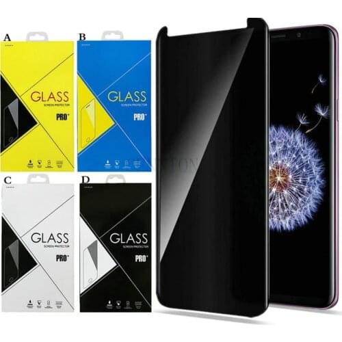 Privacy Tempered Glass Screen Protector For Samsung Galaxy S21 S30 Plus S21+ S30+ S20 Lite Note21 20 10 FE 5G 100pcs with retail