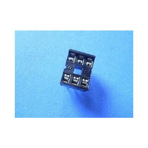 160pcs 6Pin 2.54mm DIP SIP IC Sockets Adaptor Solder Type