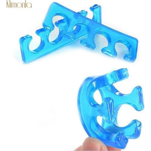20pcs(10 pairs) Soft Form Toe Separator/Finger Spacer DIY Gel Polish Nail Interceptor Pedicure Manicure Nail Art Decal Tools