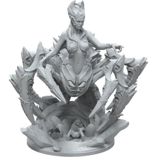 60mm Resin Model Kits Spider Queen Unpainted No Color RW-241