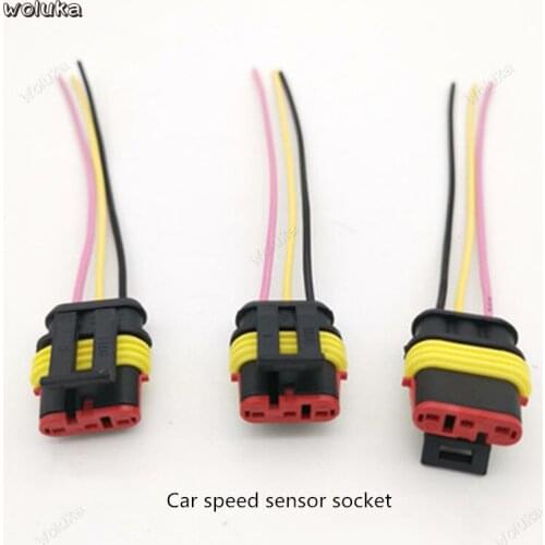 Car odometer car speed sensor three-wire car harness plug and socket for special car CD50 Q04