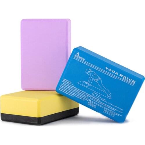 Yoga Block Supportive EVA Foam Block With Soft Non-Slip Surface For Yoga Pilates Meditation Body Fitness Supplies