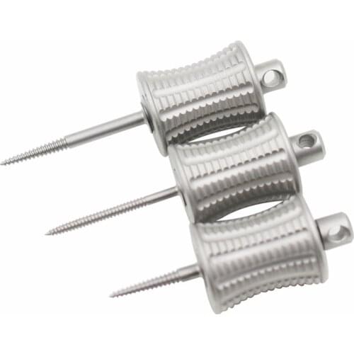 Cesoon 3Pcs/Set Dental Manual Extractor Rotate Extraction Apical Root Fragments Mini