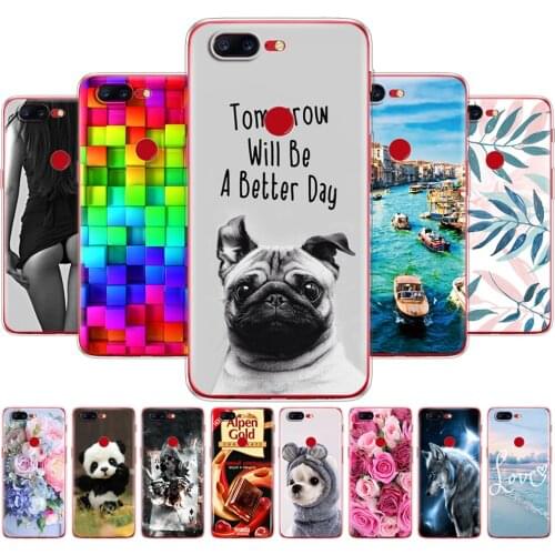 For Oneplus 5T 5 3 Case Colored Drawing Ultra-Thin Silicon Soft TPU Back Phone Cover For One Plus 5T 5 3 Protective Coque Bumper