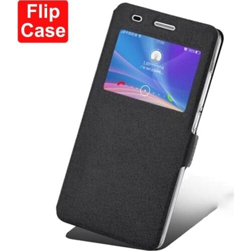 For Huawei GR5 KII-L21 L22 L05 case phone cover View Window PU Leather shell for Honor 5x x5 KIW-UL00 KIW-TL00 Flip case cover