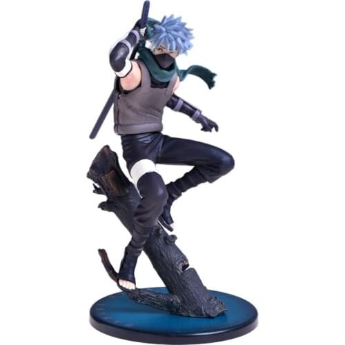 Naruto Shippuden Anbu Ninja dark Hatake Kakashi 20cm PVC Action Figure Figurine statue model toy T30